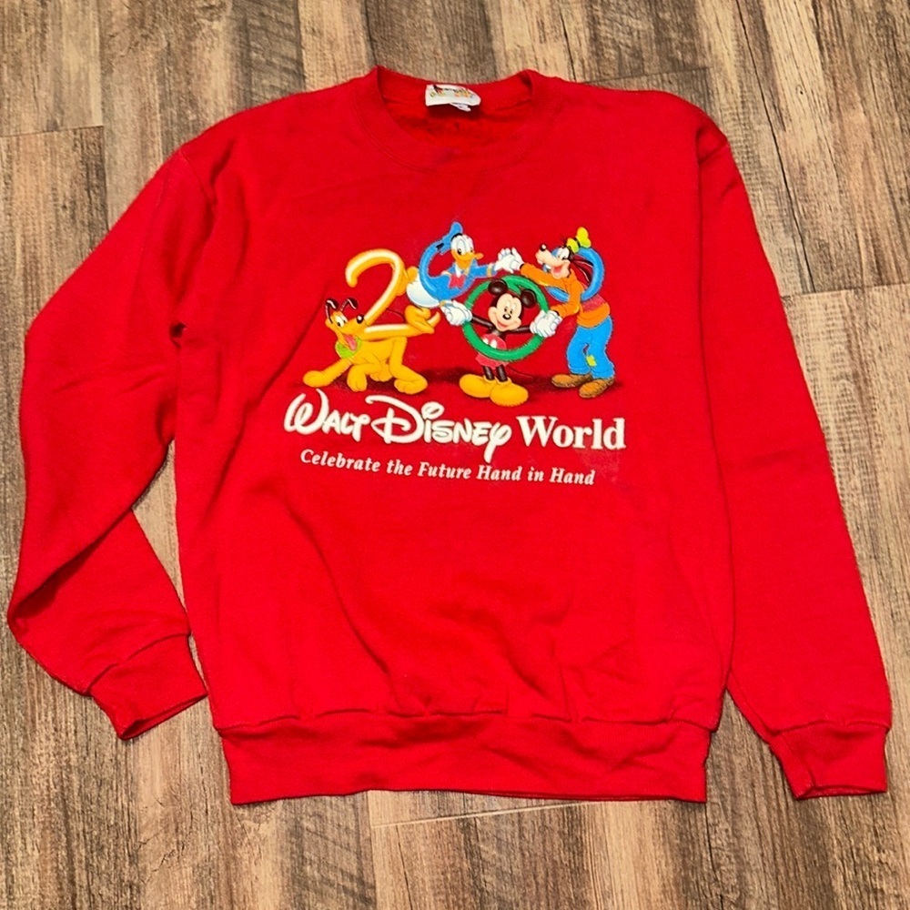 Vintage Walt Disney World Kids 2000 sweatshirt size XL